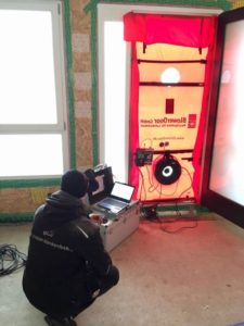 Luftdichtheitsmessung und Gebäudethermografie – Projektfoto 2